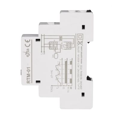 Regulator temperatury RTM-01 5-40stC bez sondy 230V AC ZAMEL (EXT10000114-WPL)